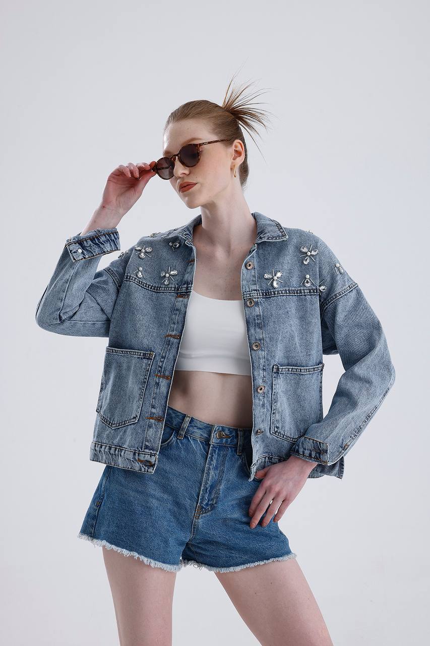 Pearl Denim Jacket