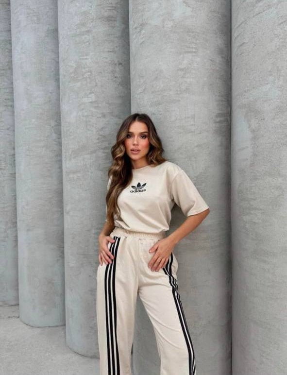 Beige Track Suit