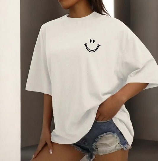 Smiley White T-shirt