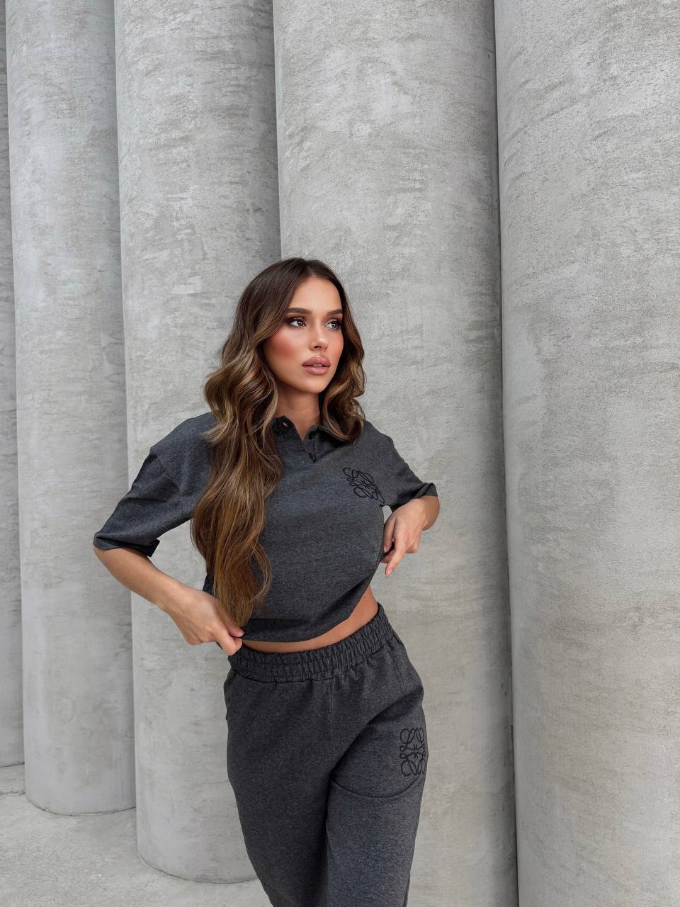LV Grey Track Suit