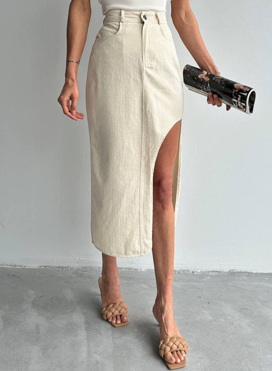 Beige Skirt