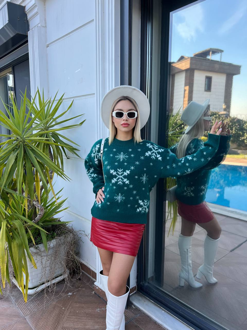 Green Christmas Sweater