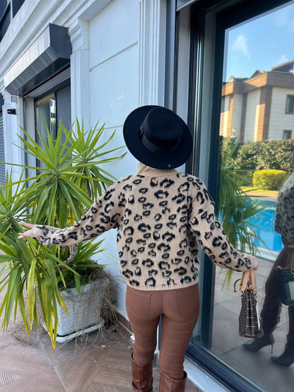 Leopard Print Sweater