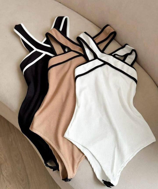 Stripped Bodysuit