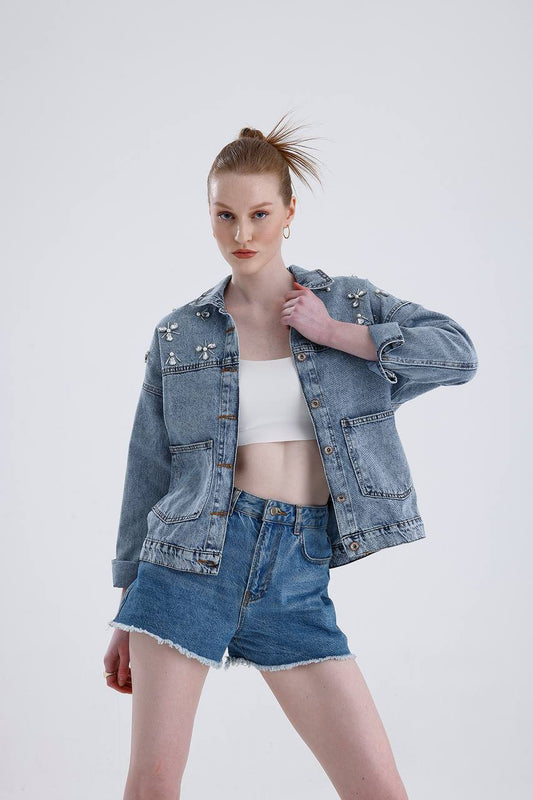 Pearl Denim Jacket