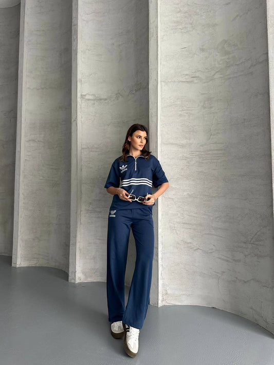 White Strips Track Suit